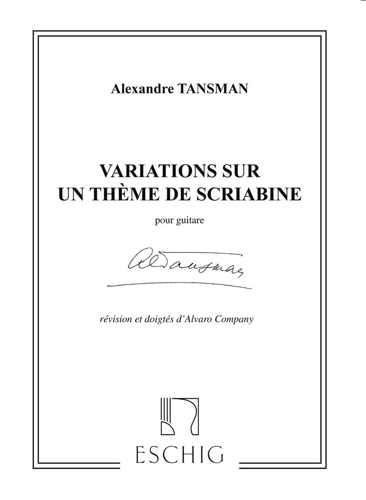 Variation Sur Theme De Scriabine